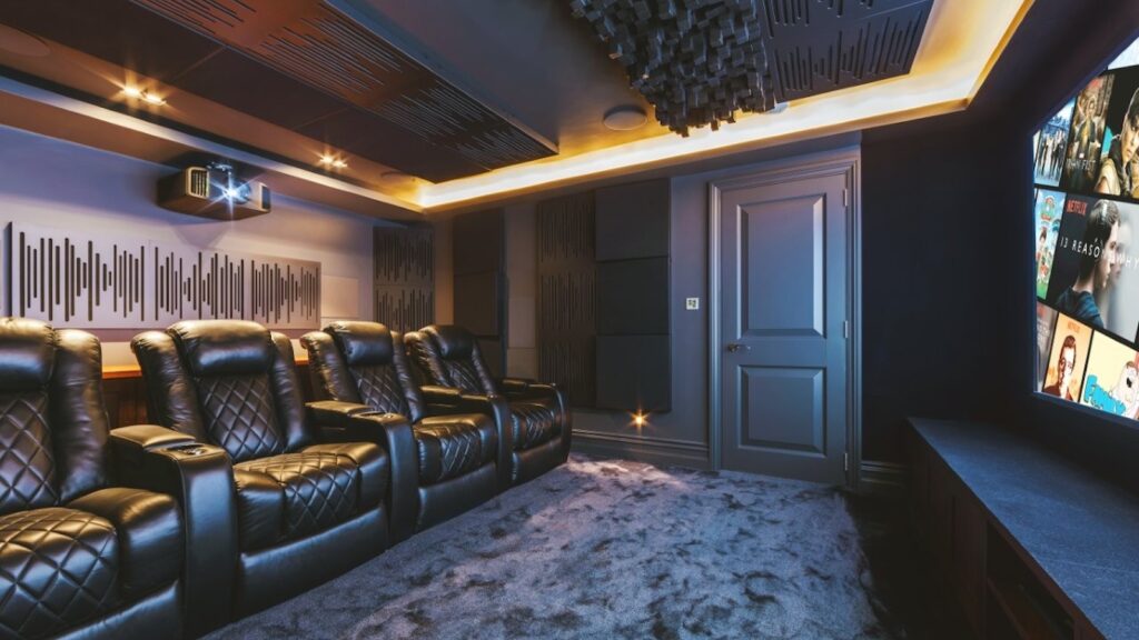 Home Cinema Acoustically treated room