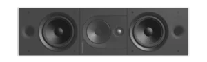 The Bowers & Wilkins CWM 8.3 LCRS (CWM8.3 D) is a reference-grade 3-way in-wall speaker featuring a 1-inch Diamond Dome tweeter, a 5-inch dark Continuum midrange, and dual 7-inch Aerofoil bass drivers. Handling up to 200W with a wide 30Hz–35kHz range, its rotatable aluminum baffle allows for flawless vertical alignment behind acoustically transparent screens.