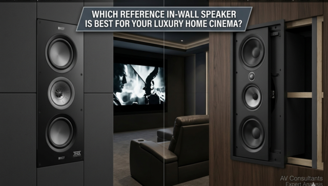 KEF Ci3160RLM-THX vs Bowers & Wilkins CWM8.3 D: Which Reference In-Wall Speaker Is Best for a Luxury Home Cinema?