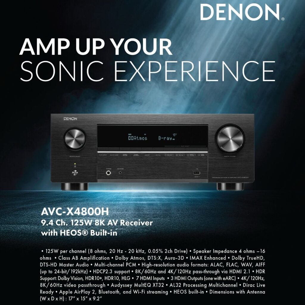 denon AVRX 4800H